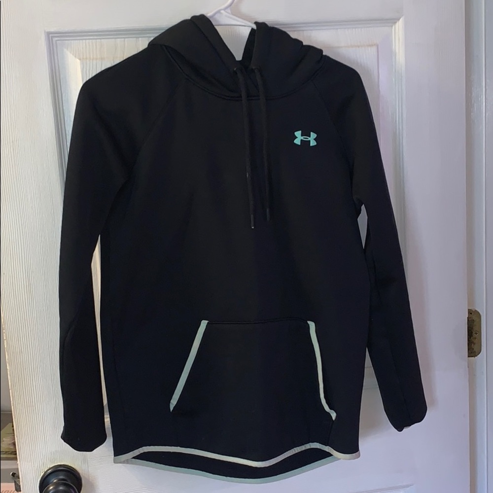 Black with Blue Trim Under Armour Athletic Hoodie